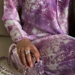 Print cotton purple 💜