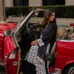 Polka dots abaya